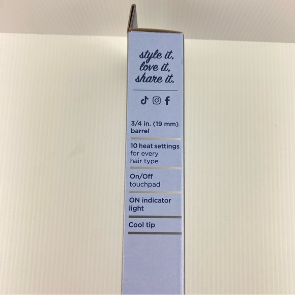 NEW Conair 3/4 inch Curling Iron Heated Hair Styler - Picture 2 of 7